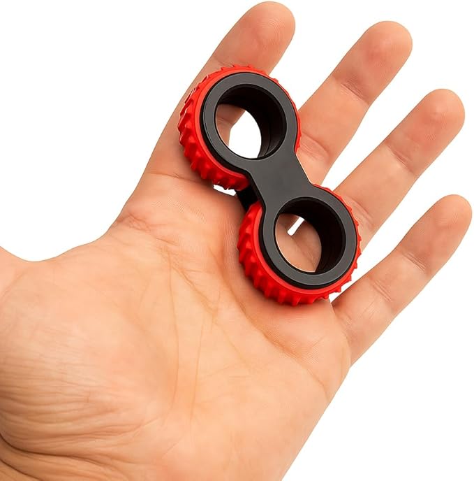 GearGrind™ Turbo Duo Spinner – Fidget Toy with Textured Grip