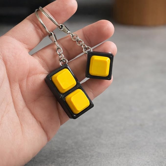 CLICKPACK Mechanical Fidget Clicker Keychain Set – 9 Style EDC Bundle